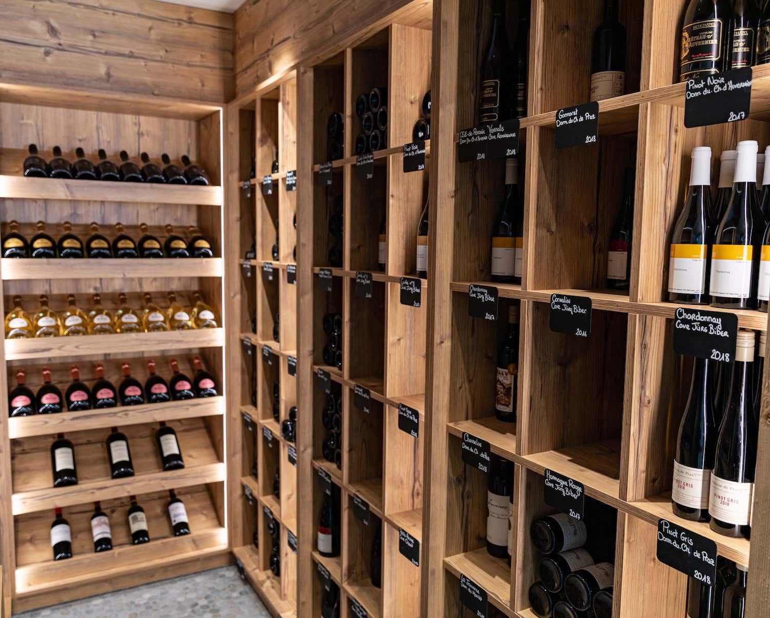La cave à vins de la maison